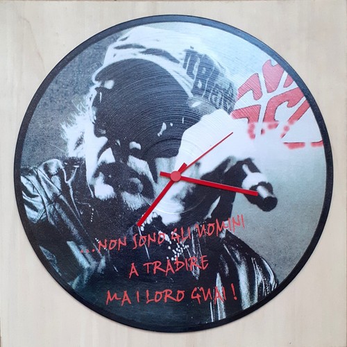 Orologio vinile giri - su,